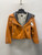 Used Doma Orange Leather Jacket XS-0/2 60137-S000068300 View 1