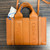 Used Chloe Mini Leather Woody Tote Bag Leather Handbag 60129-S000512145 View 4