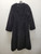 Used Black H & M Long Heavy Coat S-4/6 60137-S000072754 View 4