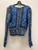 Used Navy Wild And Free Free People  Smocked Long Sleeve Top M-8/10 60137-S000074579 View 3