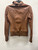 Used Brown Mackage Leather Jacket XXS 60137-S000074669 View 3