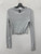 Used Grey Aeries Long Sleeve Top S-4/6 60137-S000076343 View 3