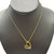 Used Louis Vuitton Gold Tone Fall in Love Necklace 60099-S000340571 View 1