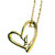 Used Louis Vuitton Gold Tone Fall in Love Necklace 60099-S000340571 View 5