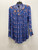 Used Blue/Black/White Free People Long Sleeve Top XS-0/2 60137-S000077610 View 5