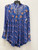 Used Blue/Black/White Free People Long Sleeve Top XS-0/2 60137-S000077610 View 2
