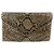 Used Alaia Python Metallic Clutch Handbag 60099-S000341691 View 1