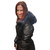 Used THE WILD NORTH LEATHER WOOL SHEEP FUR COATS M-8/10 View 5