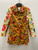 Used Red & Yellow Multicolour Elevenses Anthropologie Button Up Blazer XS-0/2 60137-S000079229 View 1