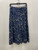 Used Blue Floral Part Two Long Skirt M 8-10/28-30 60137-S000081113 View 1