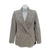 Used Zara Short Blk & White Tweed Blazer  M-8/10 60098-S000125043 View 1