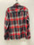 Used Red Plaid Dickies Mens Long Sleeve Top L/16-16.5 60137-S000082285 View 3