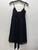 Used Black Ted Baker London Pleated Strappy Short Dress  B XS-0/2(1121)  60137-S000082548 View 1