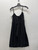 Used Black Ted Baker London Pleated Strappy Short Dress  B XS-0/2(1121)  60137-S000082548 View 3
