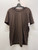 Used Brown Alo Yoga Mens Short Sleeve Top L/16-16.5 60137-S000084354 View 1