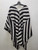 Used Black & White Striped Lululemon Athletica Lightweight Scarf 60137-S000084935 View 3