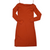 Used Diane Von Furstenberg Orange Short Dress S-4/6 60098-S000125990 View 3