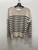Used Beige Striped White Label The White Company Lightweight Sweater M-8/10 60137-S000085864 View 1