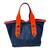 Christian Louboutin Frangibus Printed Denim Tote 60099-S000349144 View 3