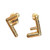 Fendi Forever FF Motif Earrings NWT 60099-S000349147 View 1