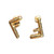 Fendi Forever FF Motif Earrings NWT 60099-S000349147 View 3