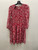 Used Red Floral Nicole By Nicole Miller Short Dress B M-8/10 60137-S000086798 View 3