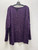 Used NWT Purple / Gold Bloomchic Long Sleeve Top 3X-22 (plus) 60137-S000087020 View 3