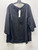 Used NWT Black Bloomchic Long Sleeve Top 3X-22 (plus) 60137-S000087022 View 1