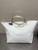 Used White/Cream Longchamp Large Handbag 60137-S000092135 View 1