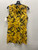 Used Yellow Floral Desigual Short Dress B XL-16 60137-S000094101 View 3