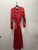 Used Anthropologie Long pink/red Dress B L-12/14 60137-S000094336 View 8