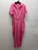 Used Papaya Pink Smash and Tess Kimi Short Sleeve Coveralls M-8/10 60137-S000098054 View 2
