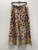 Used Orange Floral Zara Casual Wide Leg Pant XL 16/33 60137-S000098100 View 1