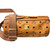 Used MCM Munchen Aren Barrel Visetos Cognac Crossbody 60099-S000358202 View 1