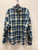 Used Youngla blue check Short Light Jacket M-8/10 60137-S000098380 View 1