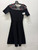 Used Black Sandro Short Dress B S-4/6 60137-S000098856 View 1