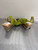 Used Green Suede John Fluevog Wood Sandals 7.5 60137-S000100415 View 4