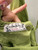 Used Green Free People Short Dress B L-12/14 60137-S000100747 View 2