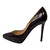 Used Christian Louboutin Burgundy Patent Leather High Heels 10 60099-S000359688 View 1