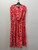 Used Red Floral Sleeveless Long Dress B L-12/14 60137-S000102430 View 1