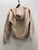 Used Tan Aritzia Sweatfleece Cozy Fleeze Jacket S-4/6 60137-S000104870 View 2