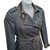 Used Burberry Brit Long Denim Trench Coat M-8/10 60098-S000128565 View 3