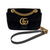 Used Gucci Black Velvet Small Marmont Handbag 60098-S000128581 View 1