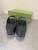 Used NWT Gucci Black Rubber Logo Sandals Jumbo Chunky Lug Slides Women 7 60137-S000105863 View 3