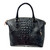 Used Brahmin Large Leather Handbag 60099-S000364114 View 2