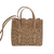 Used Alaia Perforated Mina 20 pink Leather Handbag 60098-S000129032 View 3