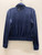Used NWT BTS Aritzia TNA Navy Velour Jacket XS-0/2 60137-S000107505 View 3