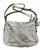 Front of Gently Used Silver Coach Bag View 1