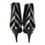 Used Saint Laurent Striped Snakeskin Effect Ankle Boots 10 60099-S000365017 View 3