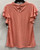 Used Adrianna Papell Short Sleeve Top L-12/14 60071-S000652351 View 3